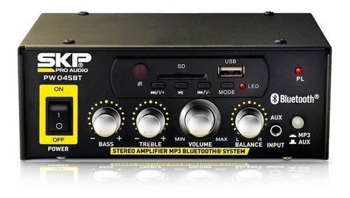 Amplificador De Perifoneo Skp Pw-045bt - 101db