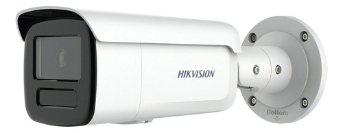Hikvision Cámara de seguridad Bala IP DS-2CD2T46G2-4IY(C) 4 MP Lente 4 mm 80 mts IR EXIR Anticorrosión DARKFIGHTER Protección Exterior IP67 PoE ACUSENSE ONVIF microSD