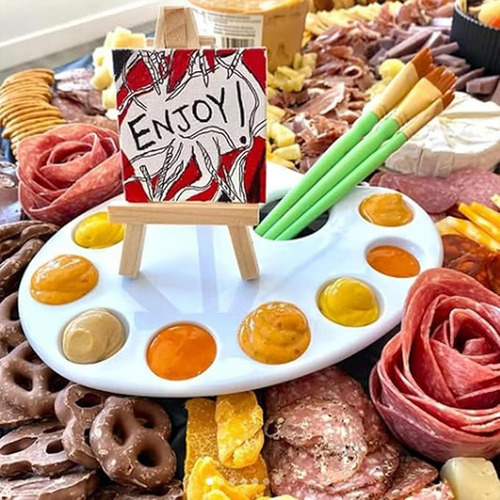 Plato De Embutidos Con Pulpo, Tabla Para Hacer Pan Con Queso