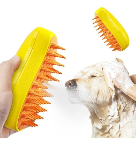 Cepillo Vaporoso Para Mascotas - Multifuncional 3 En 1 Gatos