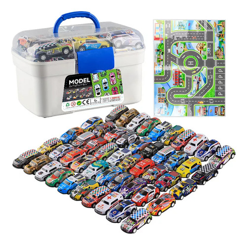 Kit De Coches De Juguete De Metal Miniature Collection