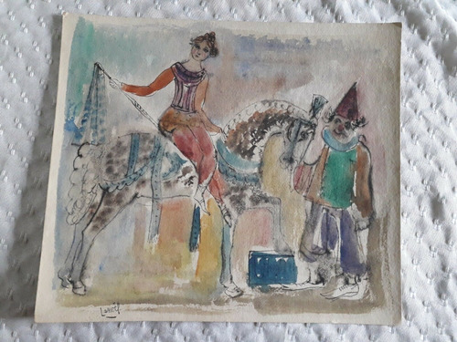 Acuarela Circo Artista A.lanoel Consultar Stock
