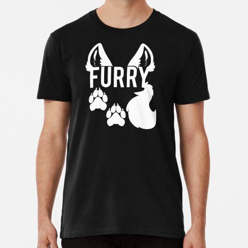 Remera Furry -blanco Text- Algodon Premium