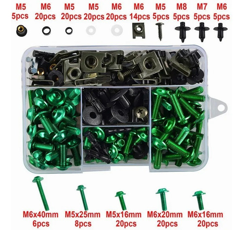 Kit De Parafusos Para Carenagem De Motocicleta 194 P
