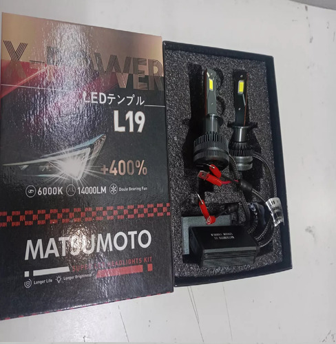 Kit 2 Ampolletas Super Led H1-l19 14.000 Lumenes