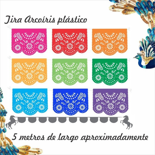 Imagen 1 de 10 de Plástico Picado - Arcoris 10 Tiras De 5.5 Metros De Largo