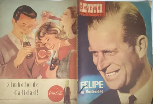 Reporter Nº 48 Revista, Felipe En Montevideo, 1962, Ex5 (Usado)