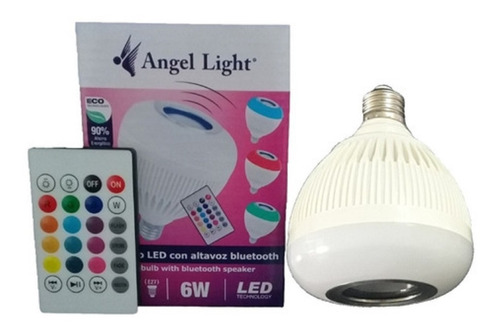 Bombillo Led + Altavoz (corneta) + Multi Luz. Somos Tienda