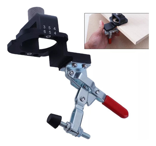 Kit Localizador Perforado Para Puertas De 35 Mm