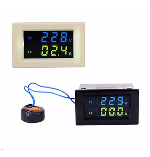 D85-2042a Duplo Digital Display Ldc Voltímetro Amperímetro