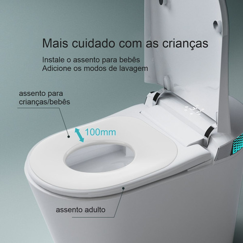 Vaso Sanitário Inteligente Luxo Smart Toilet Bacia Sanitária