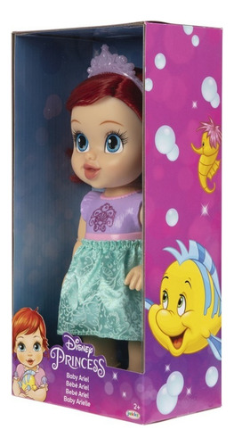 Disney Princesa Ariel Muñeca Bebe De 28 Cms