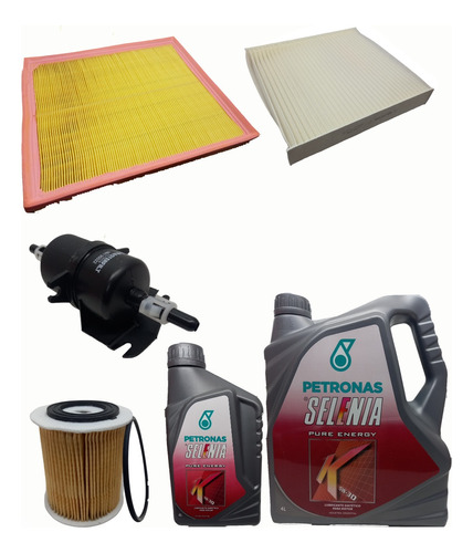 Kit De 4 Filtros Fiat Argo Y Cronos 1.8 Etorq + 5lt Selenia