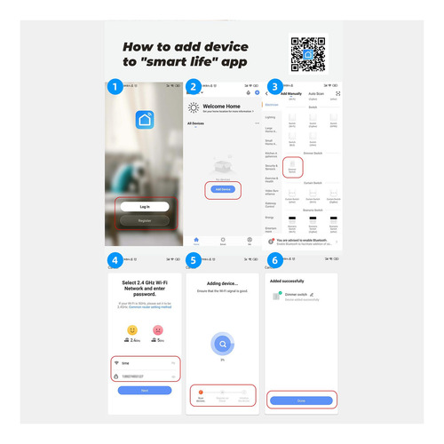 Interruptor Atenuador Wifi Rf 0% - Control Remoto De Negro