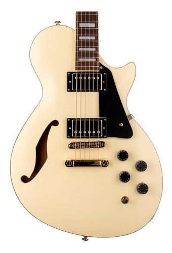 Esp 6 String Ltd Xtone 1 Guitarra Semihueca Color Blanco