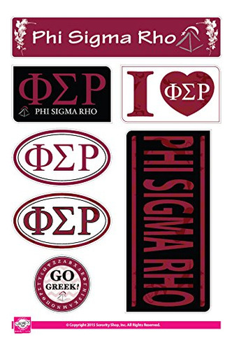 Phi Sigma Rho  Sticker Sheet Estilo Vida Tema