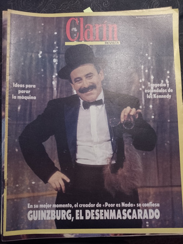 Clarín Revista 1992 Guinzburg Jorge 