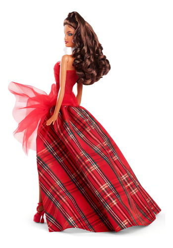 Barbie Signature Muñeca Holiday Doll Cabello Castaño