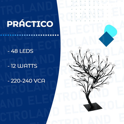 Imagen 4 de 10 de Árbol Luminoso Luces Led Bonsai 220v Navidad Flor Cerezo