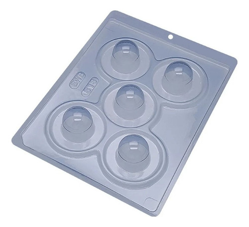 Forma Para Chocolate Mini Trufa 30g Pascoa 3 Partes Cor Cinza
