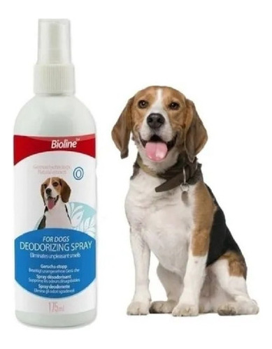 Desodorante Para Mascotas Bioline En Spray 175 Ml
