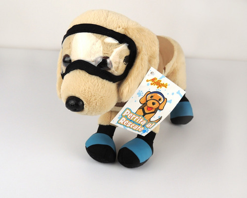 Imagen 3 de 5 de Peluche Perrito Rescatista Mi Alegría