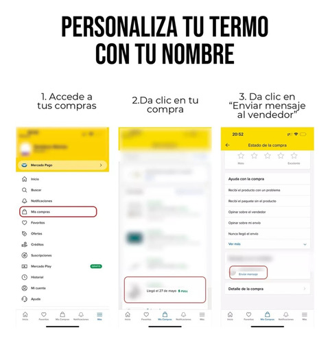 Termo De Alegría Intensamente Mariposas Flores Personalizado