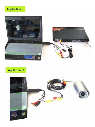 Tarjeta De Captura De Video Usb A Dvd Negro