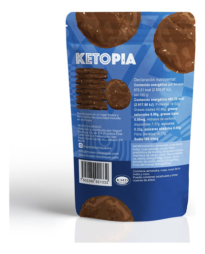 4-paquetes Galletas Keto Flourless Brownie Cookies