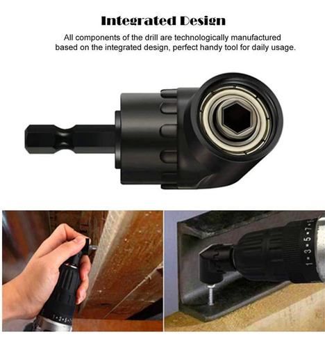 A Conjunto De Acessórios De Furadeira De Ângulo Reto De 6