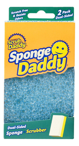 Sponge Daddy Fibra + Esponja 1 Paquete Con 2 Pzas.