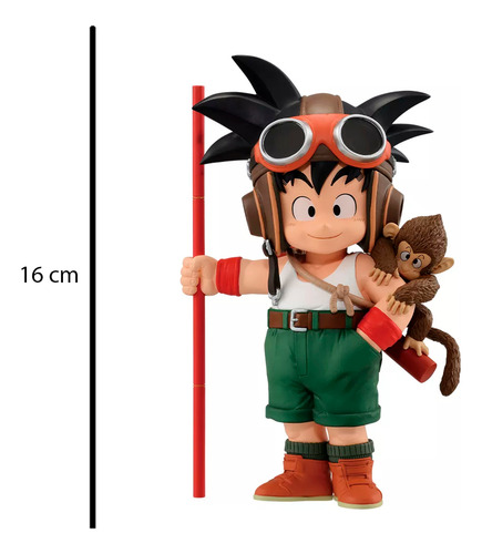 Figura Dragon Ball Z Son Goku Niño Con Mono Anime Colección