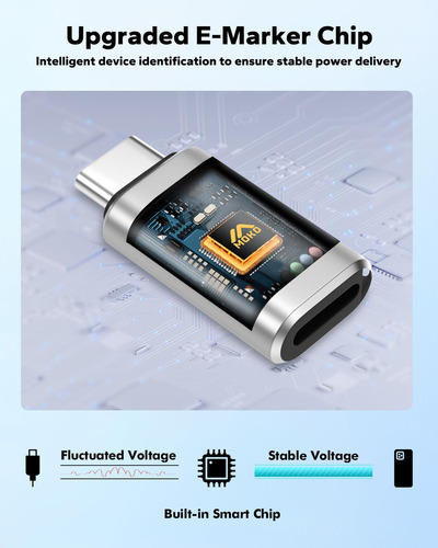 1 Adaptador Moko Lightning Hembra A Usb C Macho For iPhone