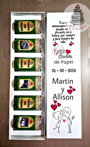 Ramo Pilsen 6 Latas Personalizadas Tortas Regalos Consulta