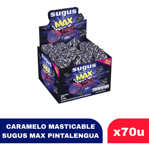 Caramelos Masticables Sugus Max Pinta Lengua X70u