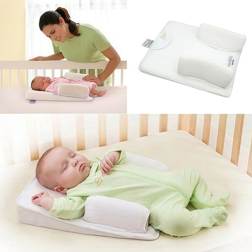 Almohadas para Bebés Cojin Antireflujo Colchon Almohada Bebe Esponja Cuna Soporte Colchon Antireflujo Bebe Cojin Antireflujo Bebé Cuna Soporte Cojín Antireflujo Colchón Altura Ajustable Bebé Cuna