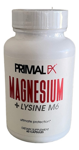 Magnesio + Lysine . Primal - Entrega Inmediata. Cápsulas.