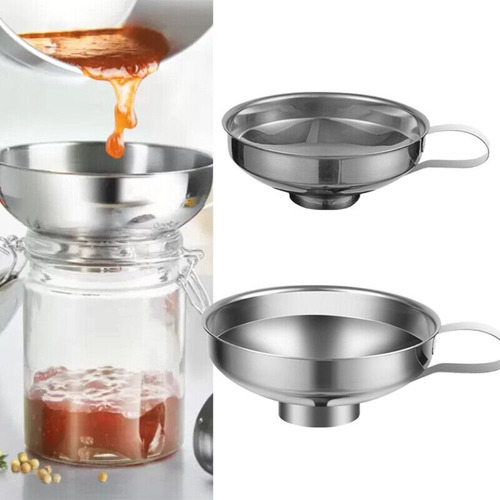 Embudo De Cocina De Acero Inoxidable Con Apertura Grande