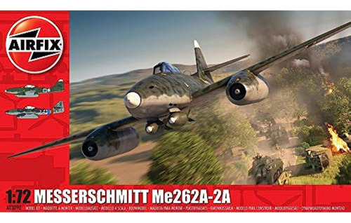 Airfix Messerschmitt Me262a-2a Avión 1:72 Wwii Militar Aviac