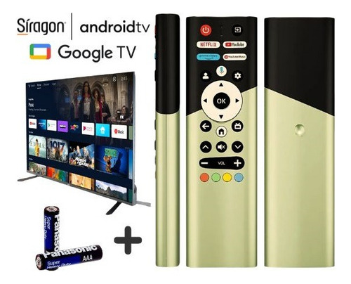 Control Remoto Para Siragon Smart Tv