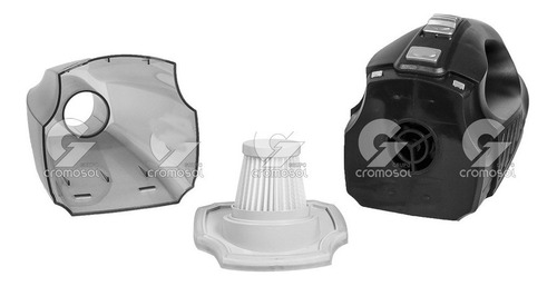 Imagen 2 de 4 de Aspiradora Portatil 12v Polvo Liquido Cable 4mtr Accesorios