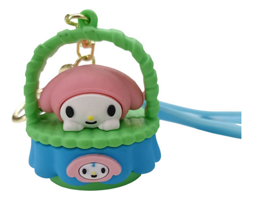 Figura Kuromi Mas Llavero My Melody Canastita Combo Importad