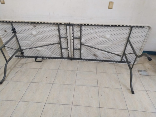 Imagen 9 de 9 de Mesa Rectangular 100% Plegable Para Rrestaurant 2,44 Metros