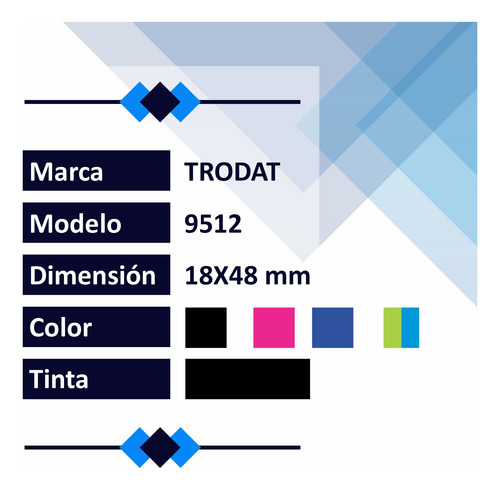 Timbre Bolsillo Grande Trodat 9512 - Mshops