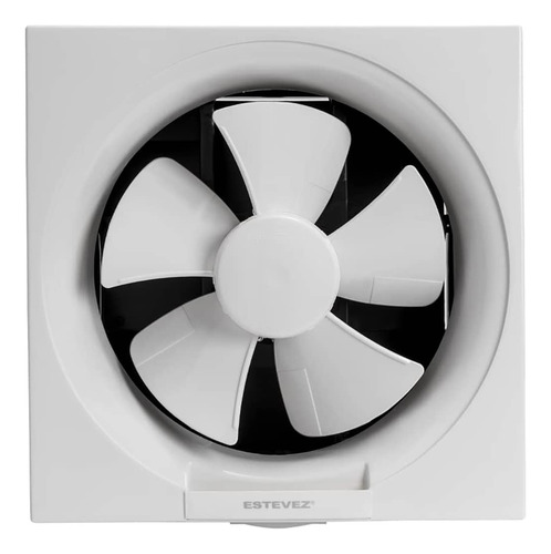 Extractor De Aire 8 PuLG Blanco P/ Baño Cocina Oficina 2 Pza
