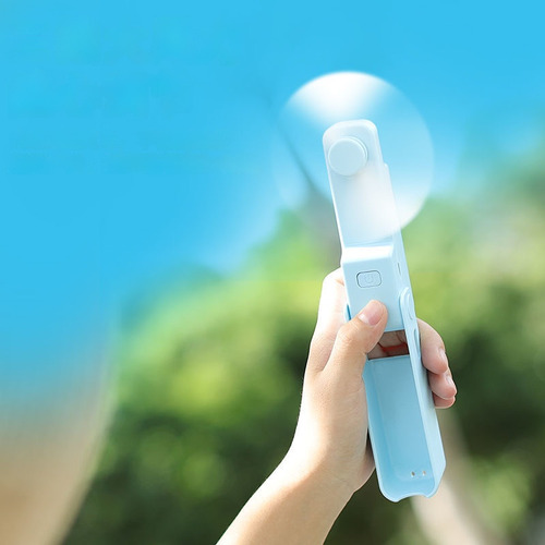 Mini Ventilador De Enfriador Mano Para Recargable Y Portátil