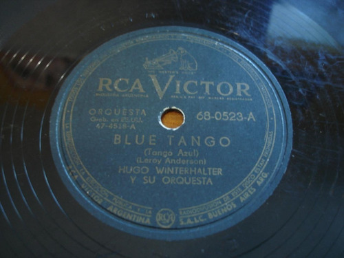 Pasta Hugo Winterhalter Orquesta Rca Victor C77