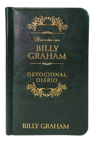 Devocional Dia A Dia Com Billy Graham Capa Luxo Almofadada