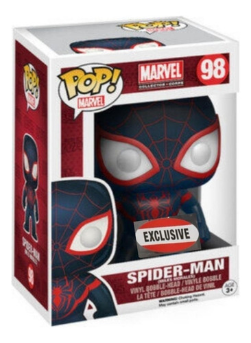 Funko Pop Spiderman #98 Miles Morales Exclusive C/ Protector
