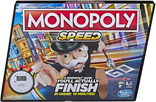 Monopoly Speed Hasbro Terminarás En Menos De 10 Minutos